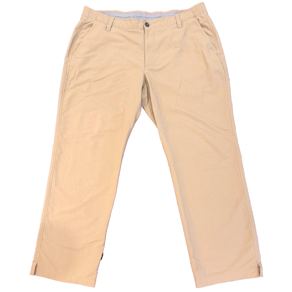 Under Armour Drive Golf Performance Stretch Lightweight Brown Pants Men's 40x30